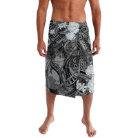 Pacific Beauty Girl Lavalava Black Polyneisan Tribal Vintage Motif LT9 Black - Polynesian Pride