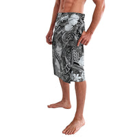 Pacific Beauty Girl Lavalava Black Polyneisan Tribal Vintage Motif LT9 - Polynesian Pride