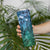 Pacific Beauty Girl Skinny Tumbler Blue Polyneisan Tribal Vintage Motif