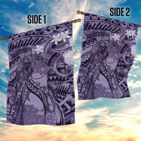 Pacific Beauty Girl Garden Flag Violet Polyneisan Tribal Vintage Motif LT9 - Polynesian Pride