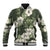 Tongan Kupesi Ngatu Hibiscus Vintage Motif Baseball Jacket