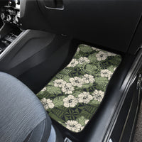 Tongan Kupesi Ngatu Hibiscus Vintage Motif Car Mats LT9 - Polynesian Pride