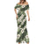 Tongan Kupesi Ngatu Hibiscus Vintage Motif Mermaid Dress