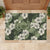 Tongan Kupesi Ngatu Hibiscus Vintage Motif Rubber Doormat