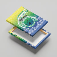 Malpampa Vanuatu Canvas Wall Art Hibiscus Sand Drawing with Pacific Pattern LT9 - Polynesian Pride