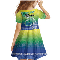 Malpampa Vanuatu Family Matching Mermaid Dress and Hawaiian Shirt Hibiscus Sand Drawing with Pacific Pattern