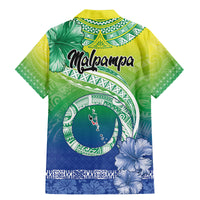 Malpampa Vanuatu Family Matching Mermaid Dress and Hawaiian Shirt Hibiscus Sand Drawing with Pacific Pattern