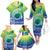 Malpampa Vanuatu Family Matching Off The Shoulder Long Sleeve Dress and Hawaiian Shirt Hibiscus Sand Drawing with Pacific Pattern