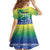 Malpampa Vanuatu Family Matching Off Shoulder Short Dress and Hawaiian Shirt Hibiscus Sand Drawing with Pacific Pattern