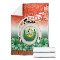 Penama Vanuatu Blanket Hibiscus Sand Drawing with Pacific Pattern LT9 - Polynesian Pride