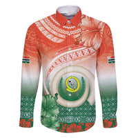 Penama Vanuatu Family Matching Short Sleeve Bodycon Dress and Hawaiian Shirt Hibiscus Sand Drawing with Pacific Pattern