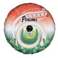Penama Vanuatu Spare Tire Cover Hibiscus Sand Drawing with Pacific Pattern LT9 - Polynesian Pride