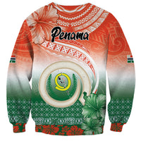 Penama Vanuatu Sweatshirt Hibiscus Sand Drawing with Pacific Pattern LT9 - Polynesian Pride
