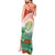 Penama Vanuatu Tank Maxi Dress Hibiscus Sand Drawing with Pacific Pattern