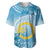 Sanma Vanuatu Baseball Jersey Hibiscus Sand Drawing with Pacific Pattern