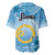 Sanma Vanuatu Baseball Jersey Hibiscus Sand Drawing with Pacific Pattern