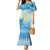 Sanma Vanuatu Family Matching Mermaid Dress and Hawaiian Shirt Hibiscus Sand Drawing with Pacific Pattern