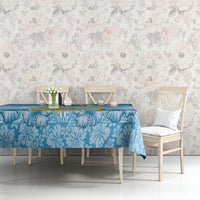 Sanma Vanuatu Tablecloth Hibiscus Sand Drawing with Pacific Pattern LT9 - Polynesian Pride