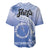 Shefa Vanuatu Baseball Jersey Hibiscus Sand Drawing with Pacific Pattern