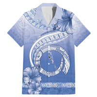 Shefa Vanuatu Family Matching Mermaid Dress and Hawaiian Shirt Hibiscus Sand Drawing with Pacific Pattern