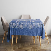 Shefa Vanuatu Tablecloth Hibiscus Sand Drawing with Pacific Pattern LT9 - Polynesian Pride
