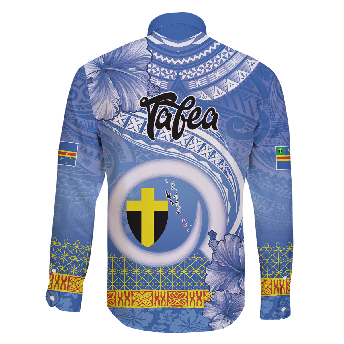 Tafea Vanuatu Family Matching Long Sleeve Bodycon Dress and Hawaiian Shirt Hibiscus Sand Drawing with Pacific Pattern