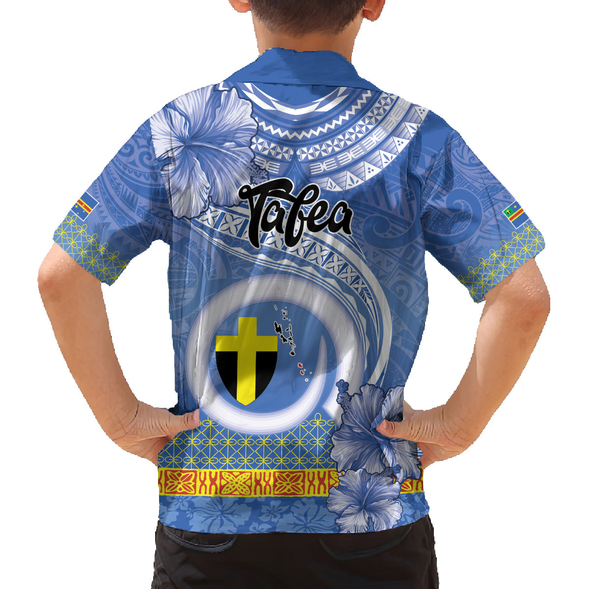 Tafea Vanuatu Family Matching Tank Maxi Dress and Hawaiian Shirt Hibiscus Sand Drawing with Pacific Pattern