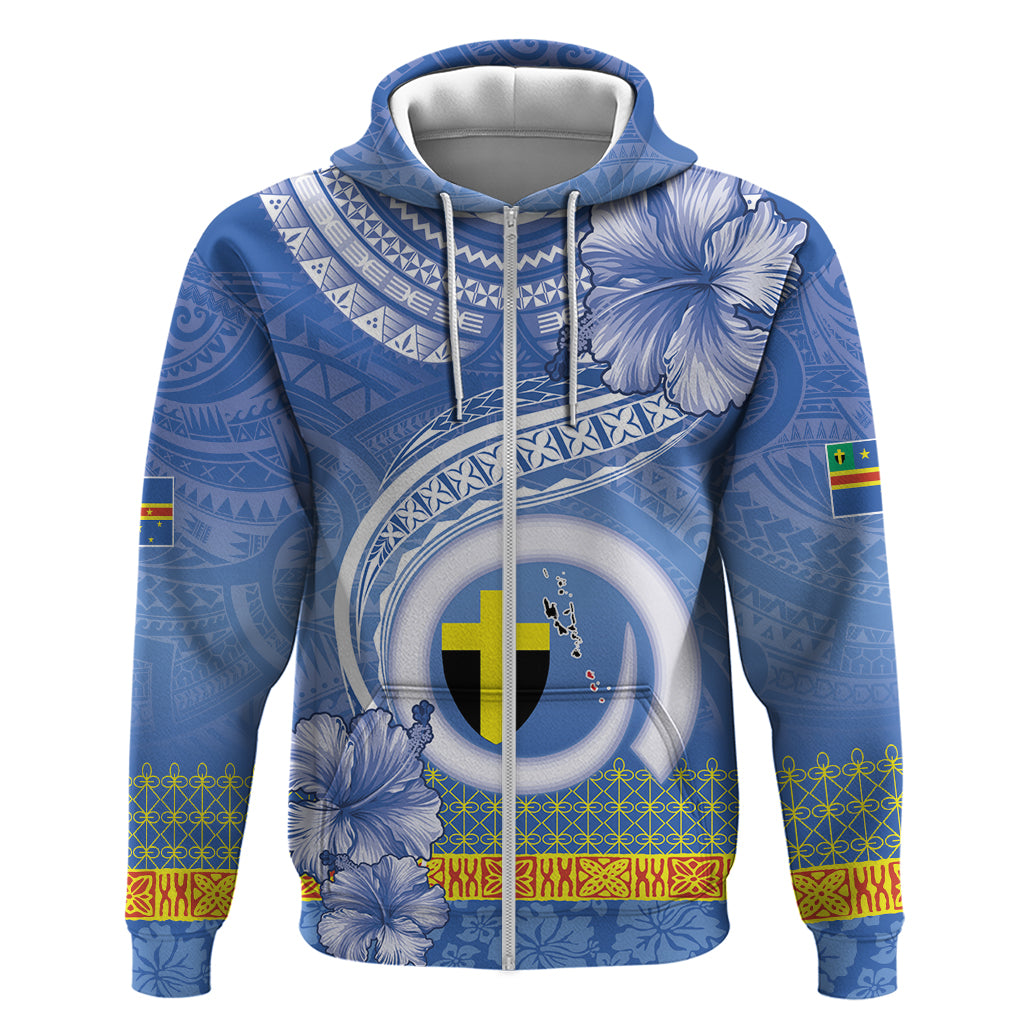 Tafea Vanuatu Hoodie Hibiscus Sand Drawing with Pacific Pattern