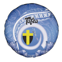 Tafea Vanuatu Spare Tire Cover Hibiscus Sand Drawing with Pacific Pattern LT9 - Polynesian Pride