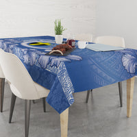 Tafea Vanuatu Tablecloth Hibiscus Sand Drawing with Pacific Pattern LT9 - Polynesian Pride