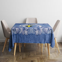 Tafea Vanuatu Tablecloth Hibiscus Sand Drawing with Pacific Pattern LT9 - Polynesian Pride
