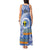 Tafea Vanuatu Tank Maxi Dress Hibiscus Sand Drawing with Pacific Pattern