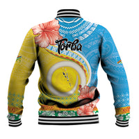 Torba Vanuatu Baseball Jacket Hibiscus Sand Drawing with Pacific Pattern LT9 - Polynesian Pride