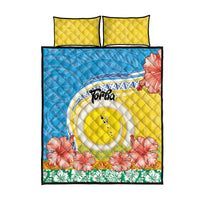 Torba Vanuatu Quilt Bed Set Hibiscus Sand Drawing with Pacific Pattern LT9 - Polynesian Pride