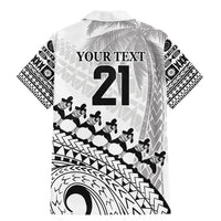 Custom Fiji Rugby Cibi Dance Family Matching Mermaid Dress and Hawaiian Shirt Create History World Cup Sevens