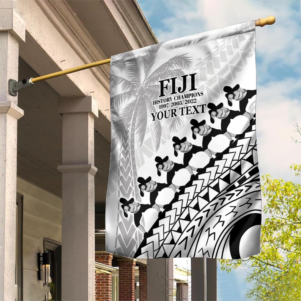 Custom Fiji Rugby Cibi Dance Garden Flag Create History World Cup Sevens