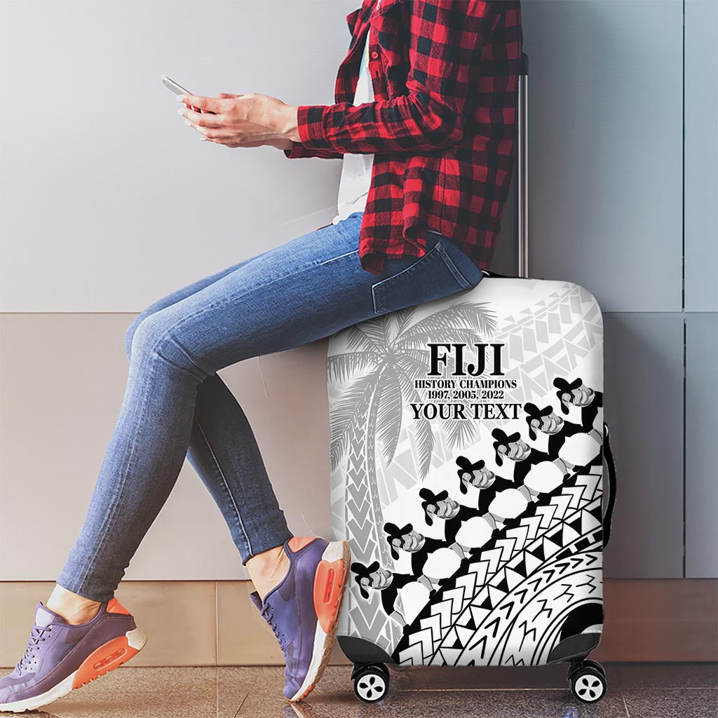 Custom Fiji Rugby Cibi Dance Luggage Cover Create History World Cup Sevens