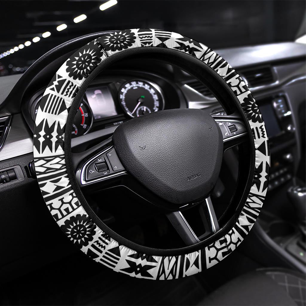 Fiji Rugby Cibi Dance Steering Wheel Cover Create History World Cup Sevens