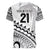 Custom Fiji Rugby Cibi Dance Women V-Neck T-Shirt Create History World Cup Sevens