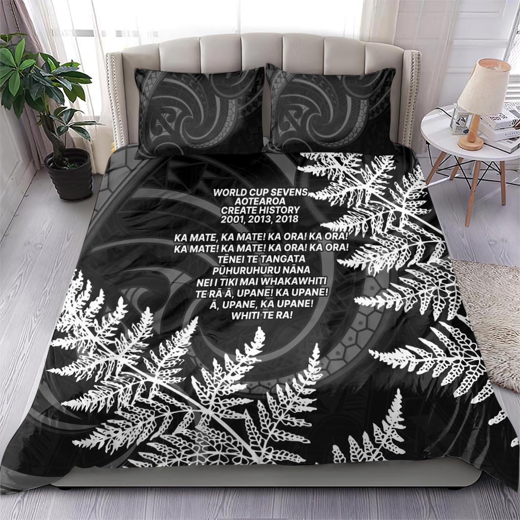 New Zealand Black Fern 7s Bedding Set History World Cup Sevens LT9 - Polynesian Pride
