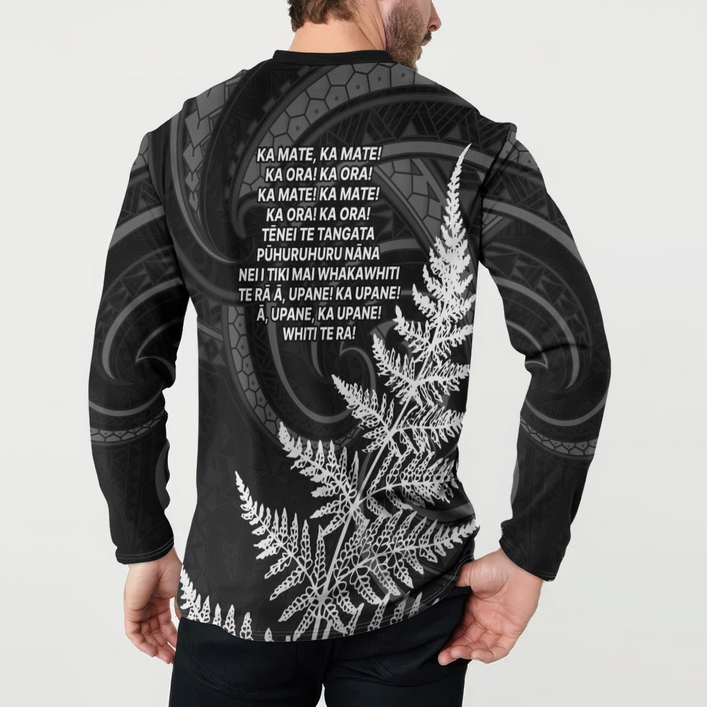 New Zealand Black Fern 7s Button Sweatshirt History World Cup Sevens LT9 - Polynesian Pride
