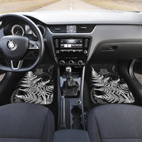 New Zealand Black Fern 7s Car Mats History World Cup Sevens LT9 Set 2pcs - Front Black - Polynesian Pride