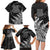 New Zealand Black Fern 7s Family Matching Long Sleeve Bodycon Dress and Hawaiian Shirt History World Cup Sevens