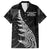 New Zealand Black Fern 7s Family Matching Off Shoulder Short Dress and Hawaiian Shirt History World Cup Sevens