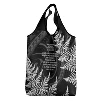New Zealand Black Fern 7s Grocery Bag History World Cup Sevens LT9 - Polynesian Pride