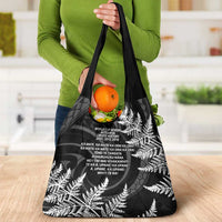 New Zealand Black Fern 7s Grocery Bag History World Cup Sevens LT9 - Polynesian Pride