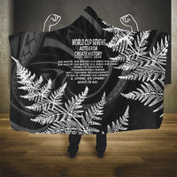 New Zealand Black Fern 7s Hooded Blanket History World Cup Sevens LT9 - Polynesian Pride