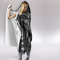 New Zealand Black Fern 7s Hooded Blanket History World Cup Sevens LT9 - Polynesian Pride