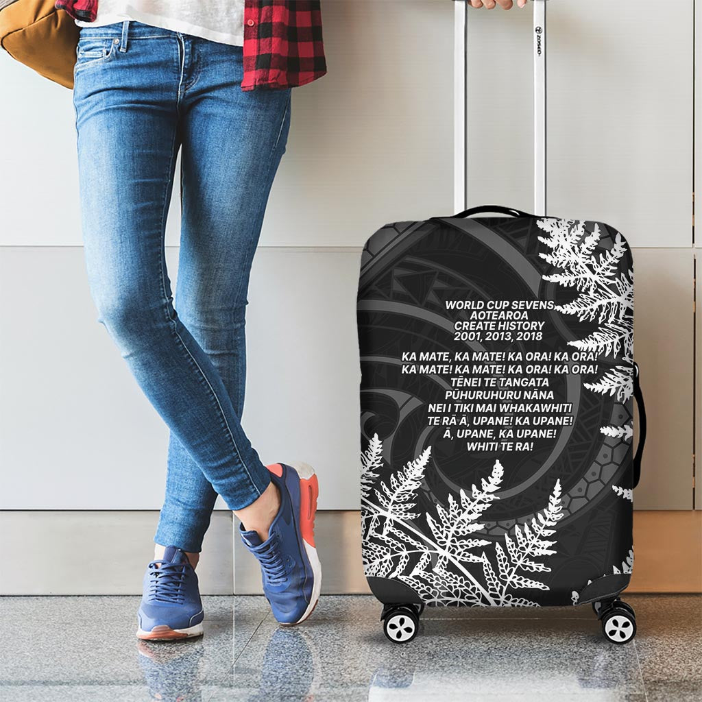 New Zealand Black Fern 7s Luggage Cover History World Cup Sevens