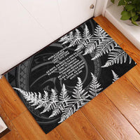 New Zealand Black Fern 7s Rubber Doormat History World Cup Sevens LT9 - Polynesian Pride